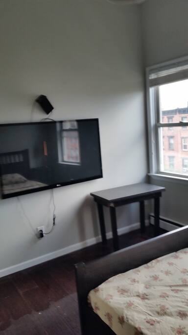 Bedroom #1 with a 60 inch TV