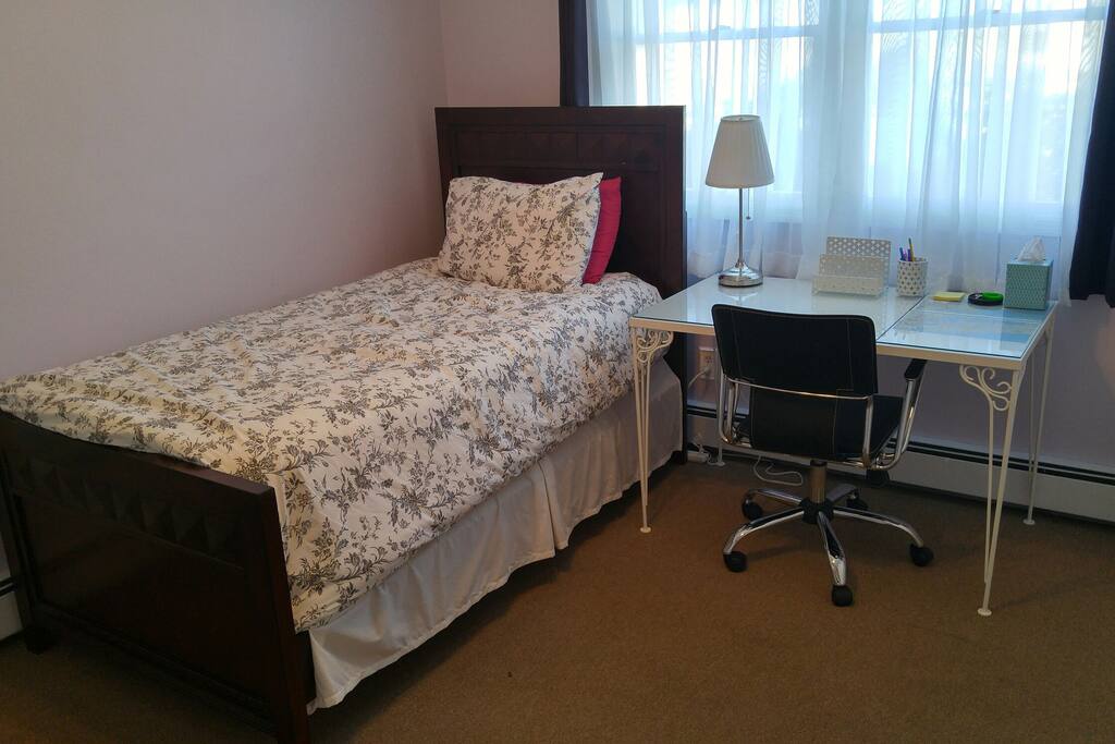Sunny twin size bed and desk
