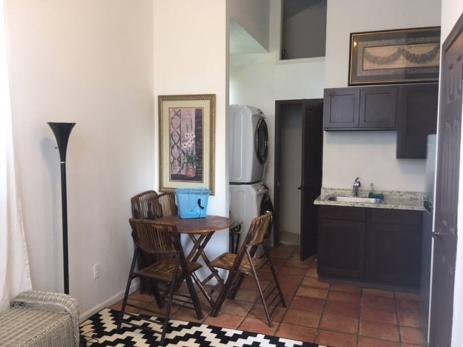 small dining table with chair