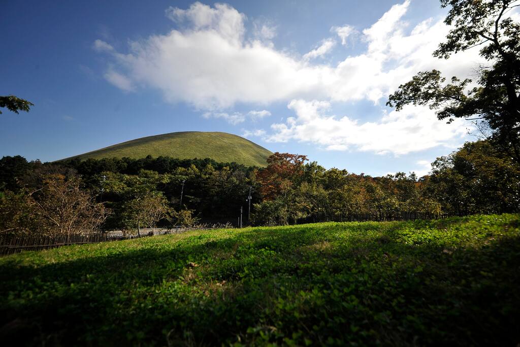 伊豆高原のシンボル・大室山ビュー