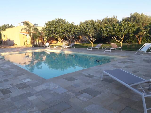 Masseria Mattiani XVII cent. swimming pool jogging gallery image 2