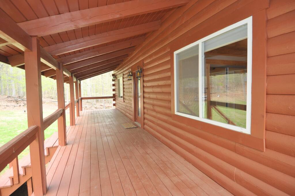 Breathe in the mountain air and enjoy your cup of coffee on the front porch in the morning!