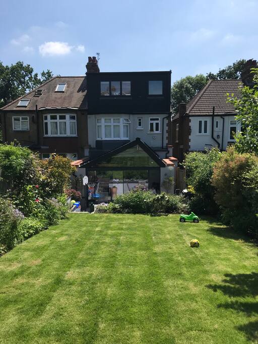 Back of the house from the garden