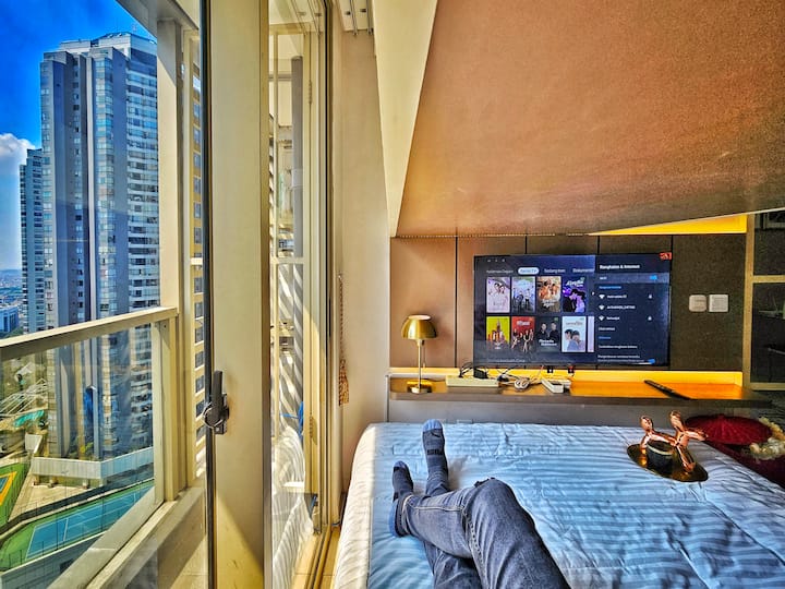 Spazio by SAN | 3BR 7 Bed @ Taman Anggrek Res Mall