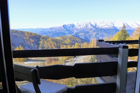 T3 67 m2, 200 m from the slopes, balcony, parking, 7 people