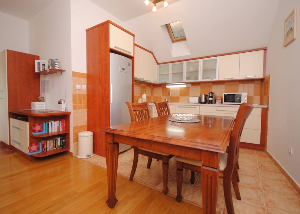 Kitchen and dining room
