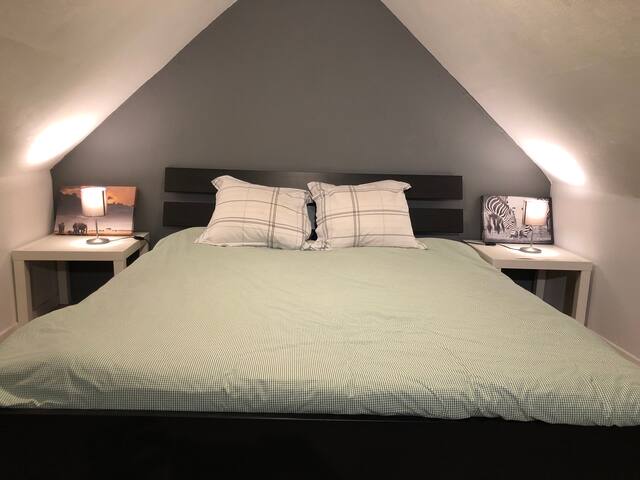 Great place to stay in Brussels! Large bedroom