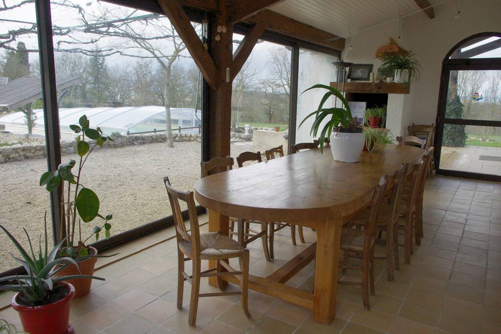 véranda salle a manger groupes