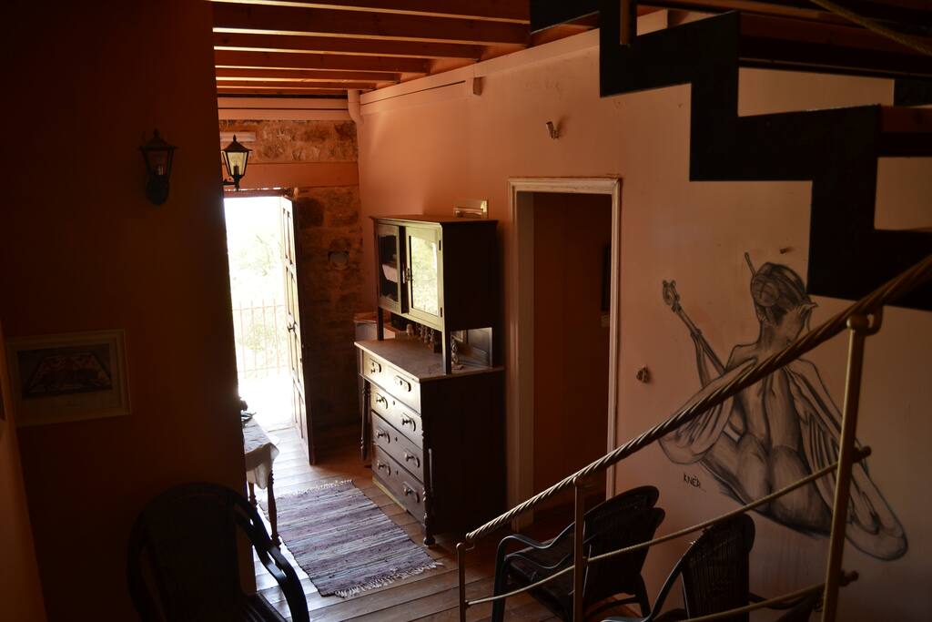 Entance to the rooms