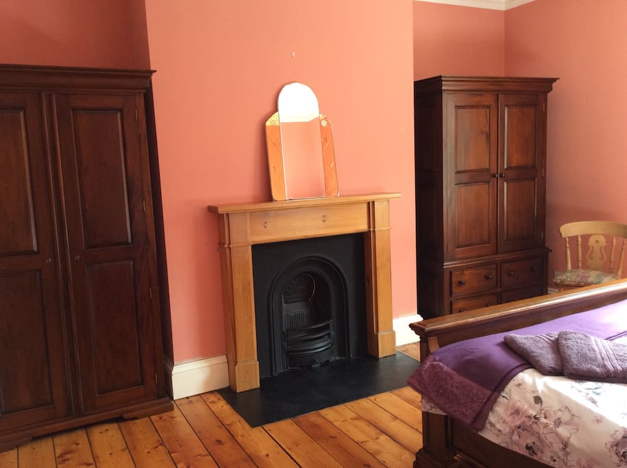 Stylish Victorian bedroom.