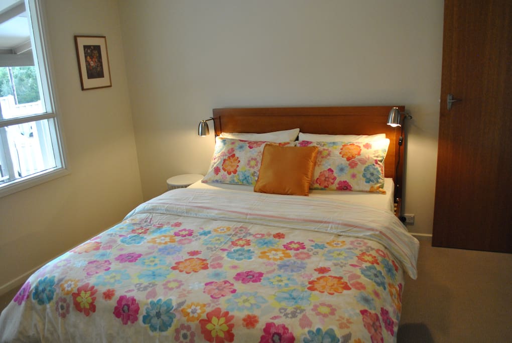 Queen sized bed