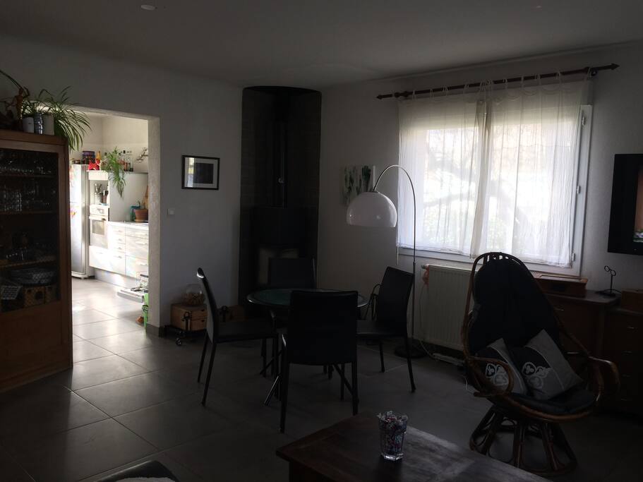 salon et poële