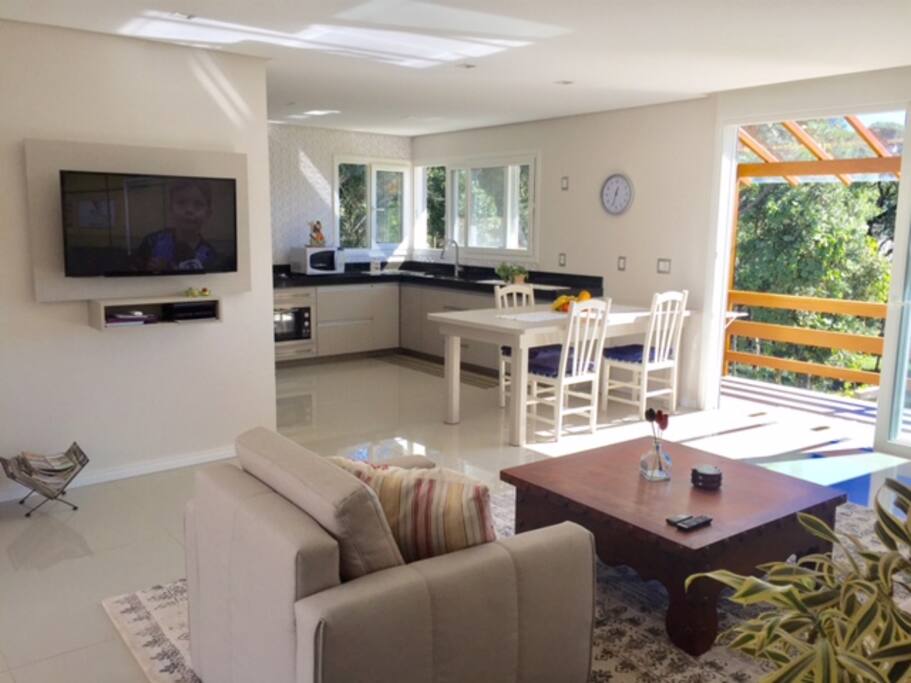 Sala e cozinha