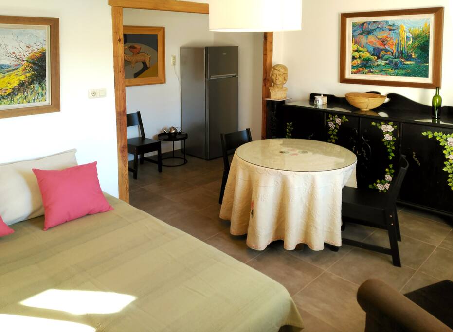 Sofá-cama (matrimonio) en el salón