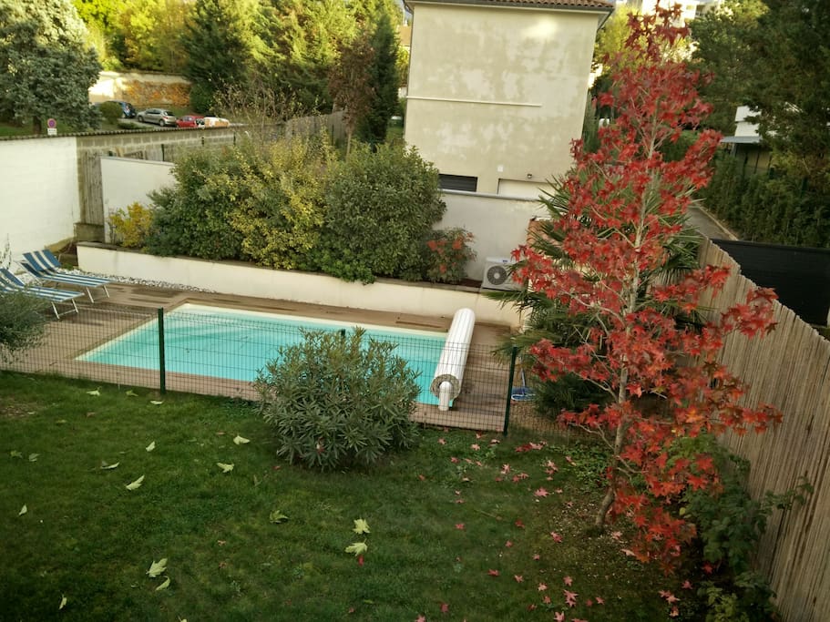 Le jardin, la piscine
