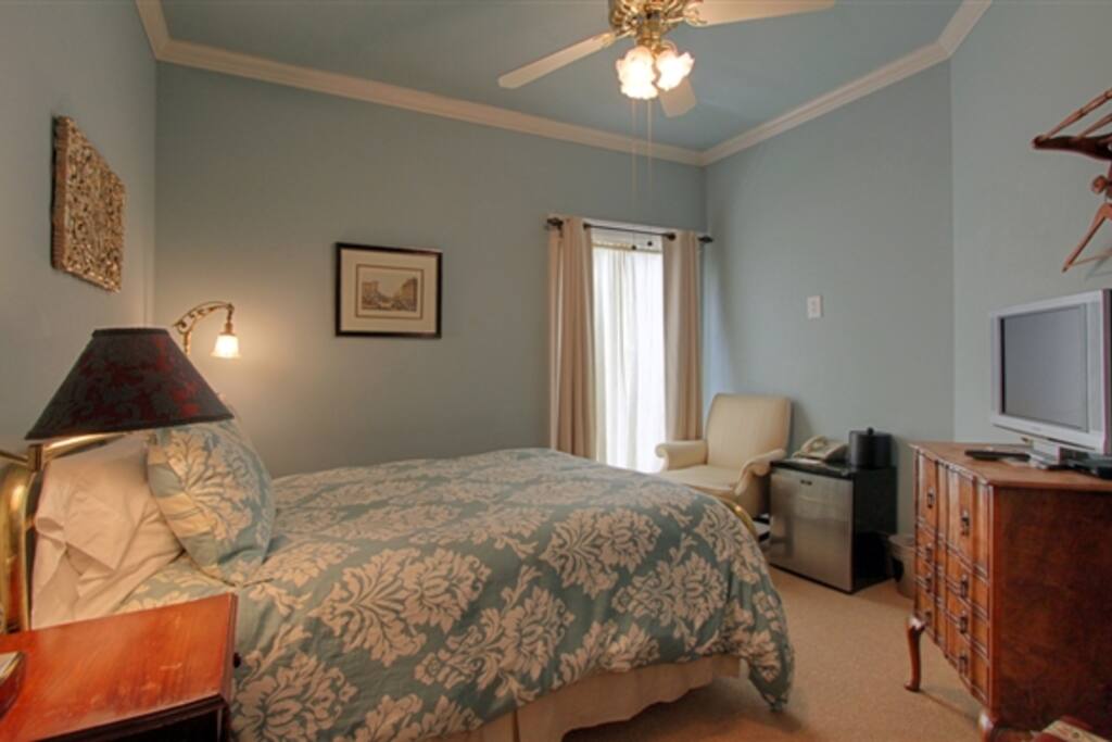 Enjoy this cozy room with a private bathroom.