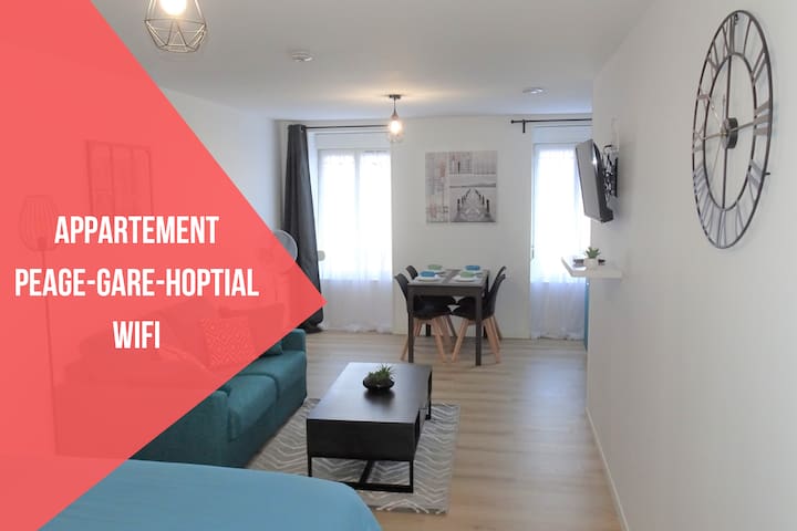 Appartement cosy proche gare