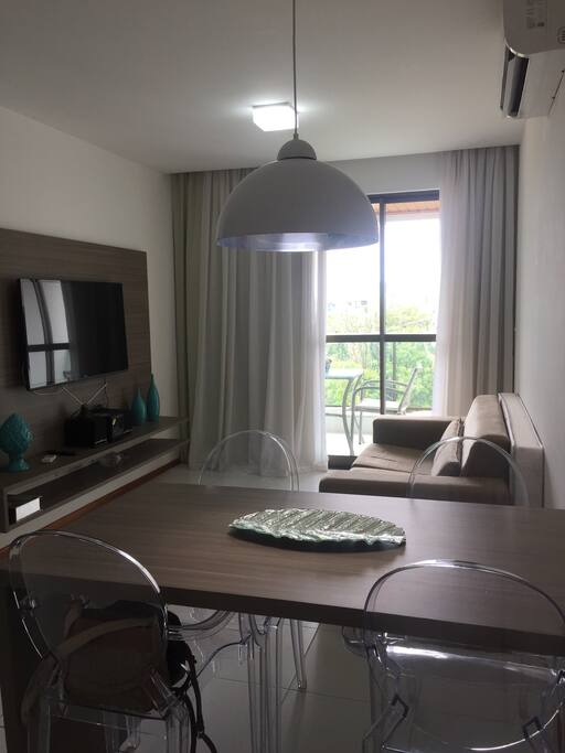 Sala de estar e copa...