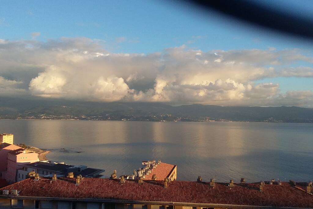 vue sur golf d'Ajaccio