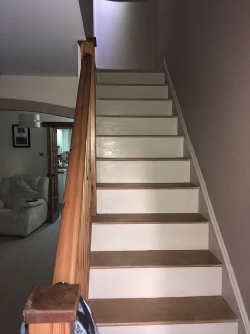 Stairs to second floor