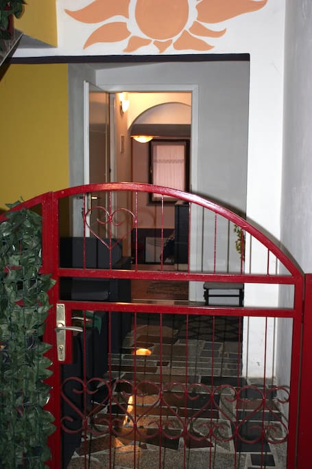 Interior space before entering the studio
