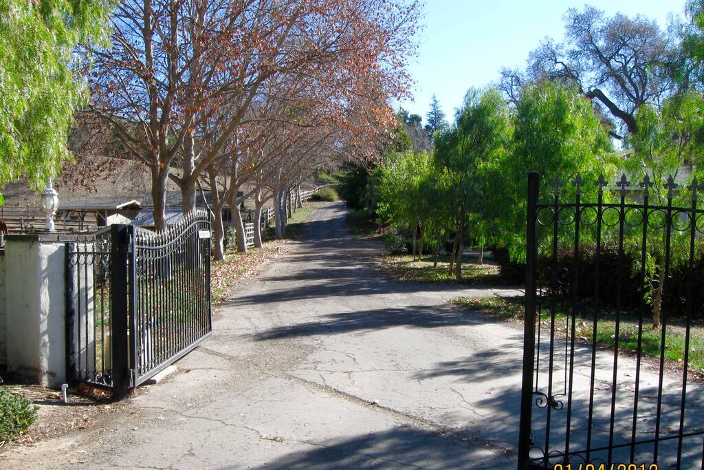Located on a private 5 acre ranch, just outside of town