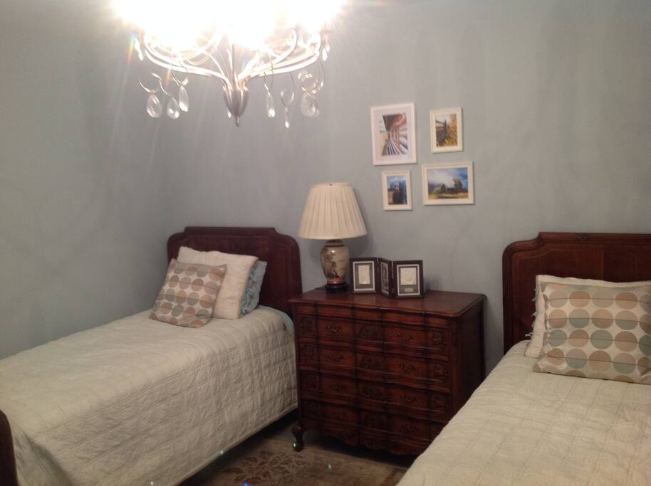 Votre chambre avec 2 lits simples