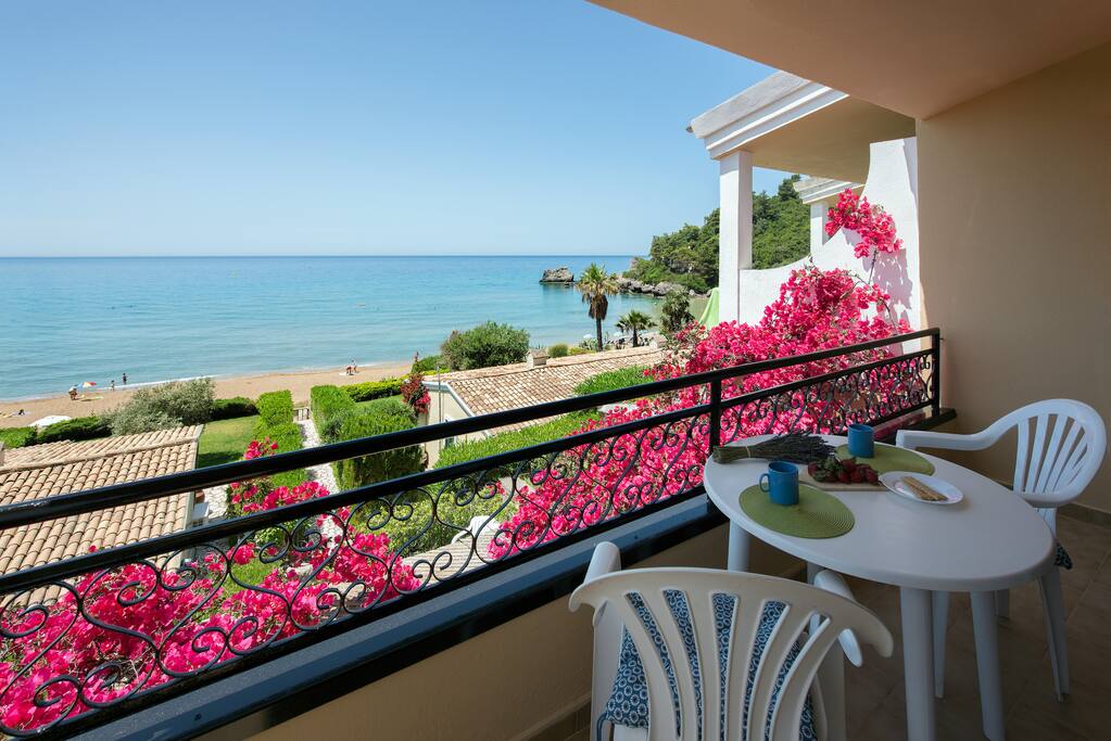 Balcony with Beach & Sea View