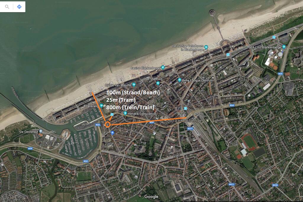 Plattegrond Blankenberge
