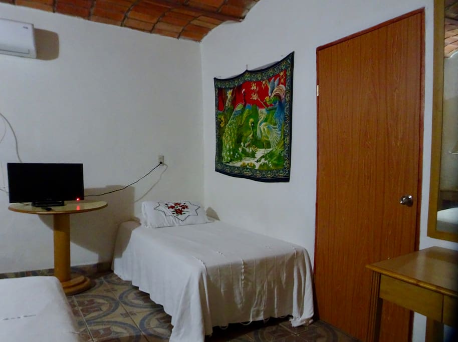 Single Bed in same room