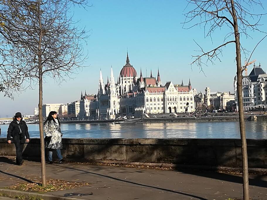 The Parliament is on the left