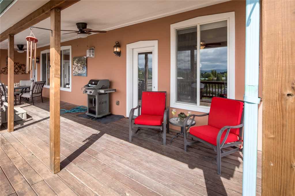 The deck is perfect for entertaining and relaxing. Grab a cup of coffee in the morning or a refreshing cool beverage in the evening.