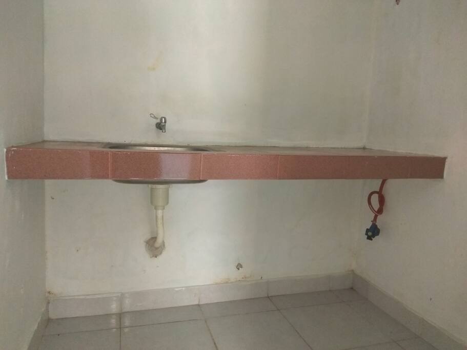 We have small kitchen and you can use our kitchen stencil (portable stove, rice cooker, etc) of you stay more than 10days