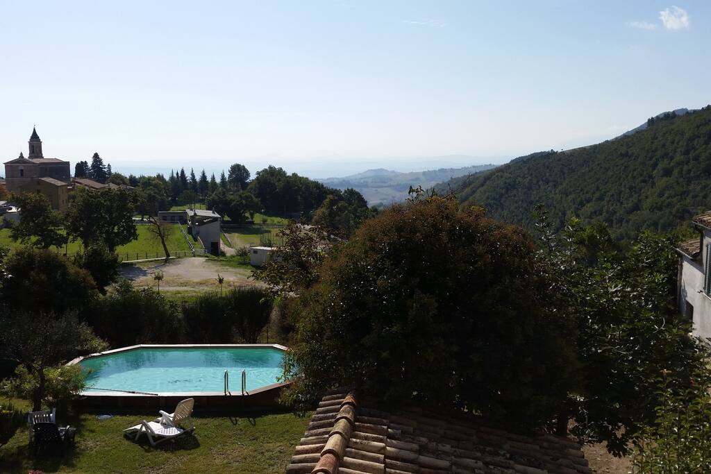 Vista dall'appartamento
