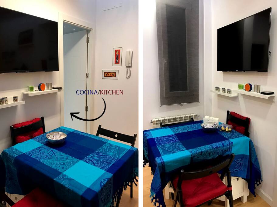 Salón/comedor con acceso directo a la cocina.