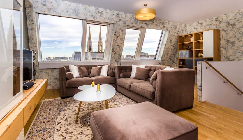 Luxus Suite Apartment, 3 Schlafzimmer, Terrasse