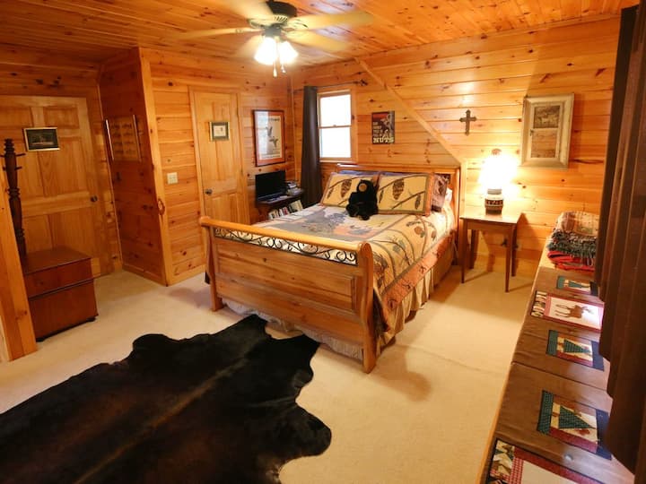 Upstairs Queen Size Bed