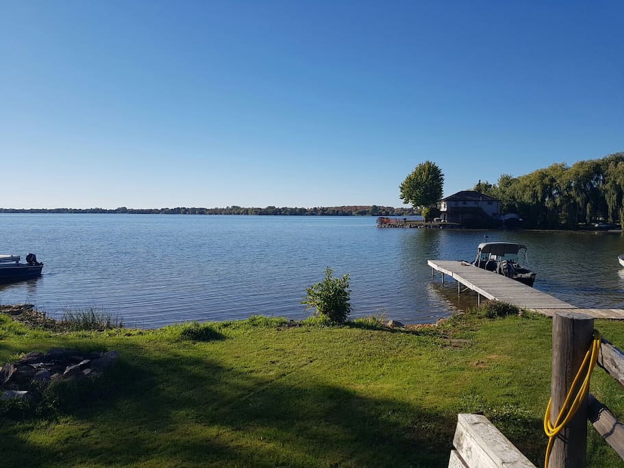 Beautiful view of Lake Scugog... (hope you like sunsets!)