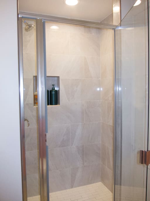 Shower, new large and modern