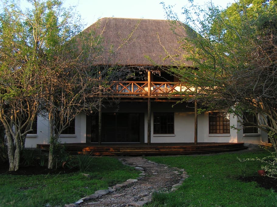 The front of the house