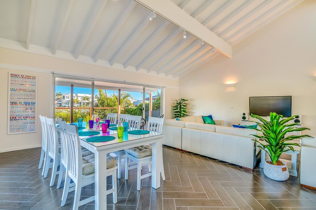 Family Room with Water Views