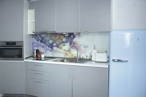 Top Airbnb: "The Roman Thermae" Cosy Studio - Greek Village in Одесос