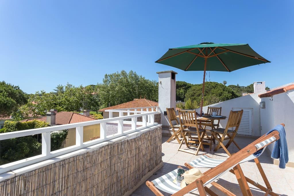 Furnished balcony so you can relax on your holidays