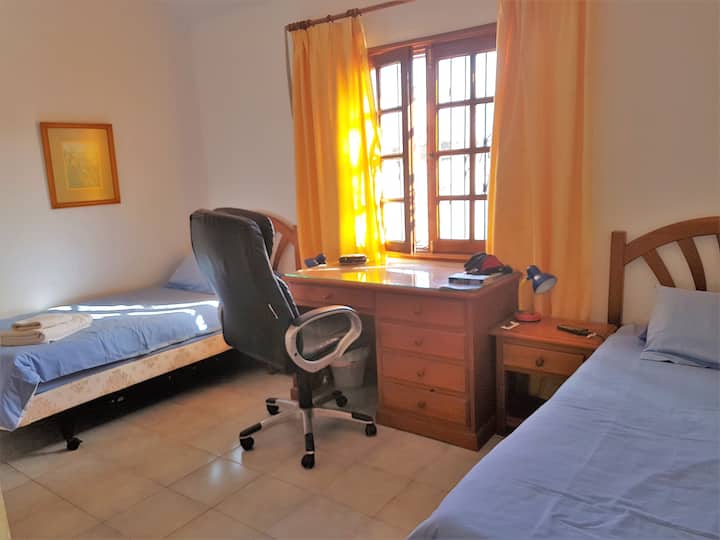 Front bedroom with large on-suite shower  room 