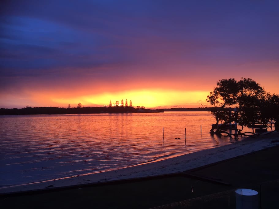 One of the many beautiful sunsets we enjoy
