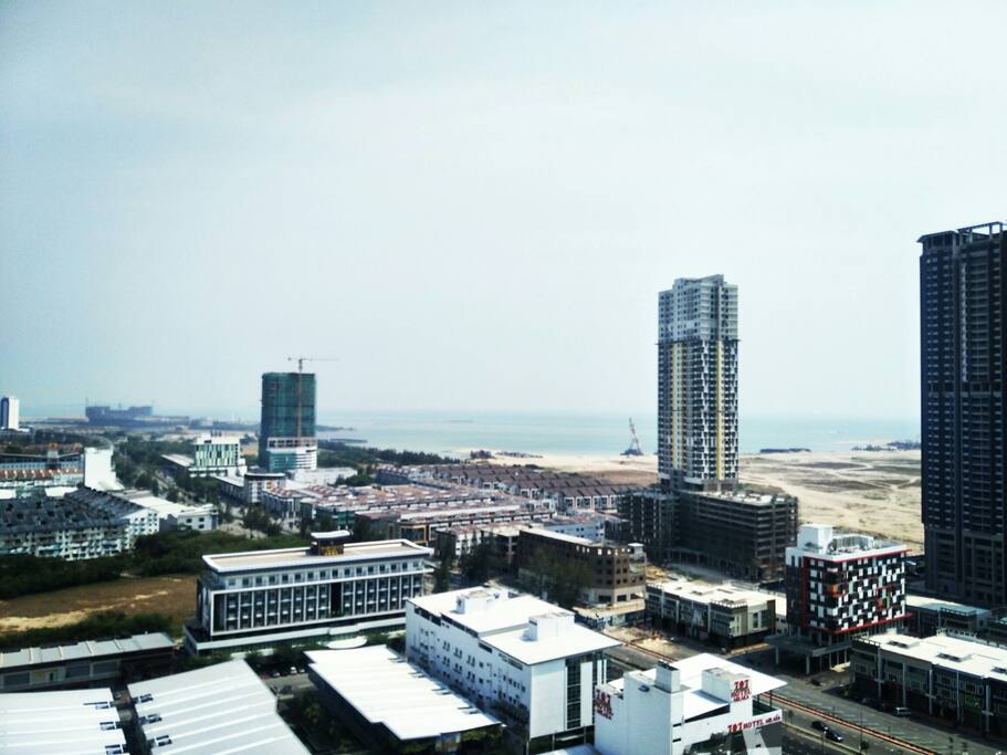 The view from the balcony