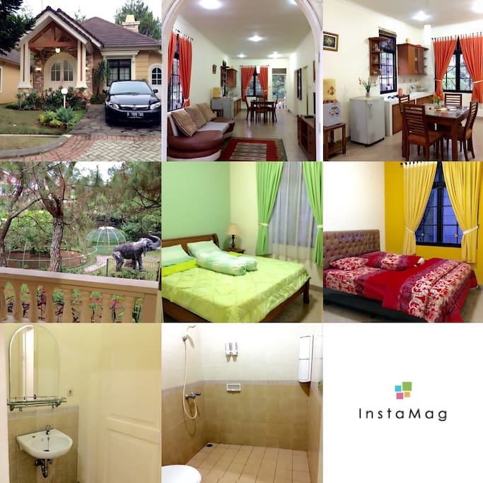 Seluruh spot di villa