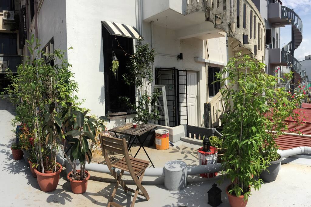 Outdoor Garden View.