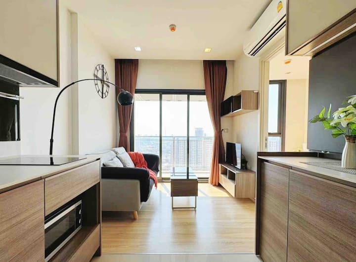 Thelinepdpcondo，btswalk600mhighfloor+freewifi一房 - Bangkok