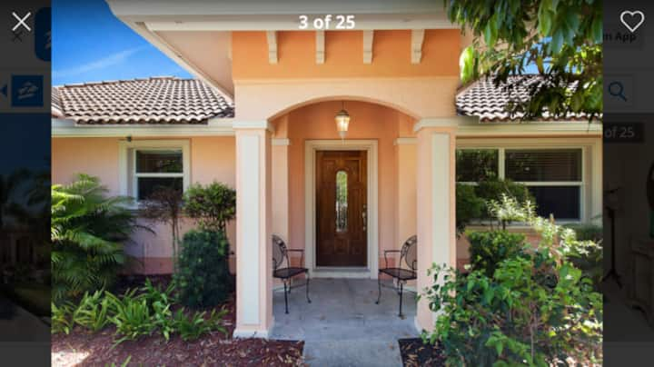 Venice Island, Florida  Pool House